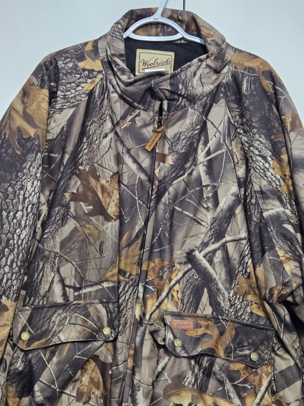 Woolrich Outdoor Guide Camo Jacket 3XL Mens Hunting Realtree Style Insulated - Picture 2 of 10